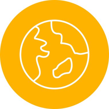 Gezegen simge vektör çizim