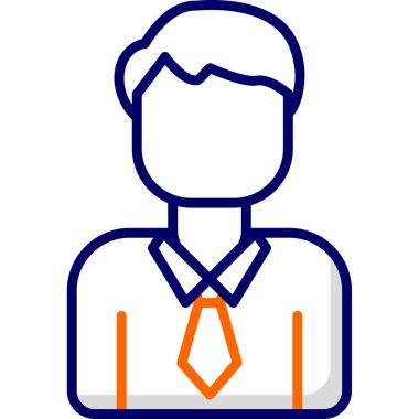 Simge simgesi, modern tasarım illüstrasyonu