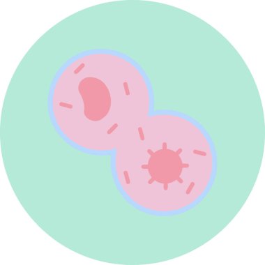 Mitoz web simgesi basit illüstrasyon