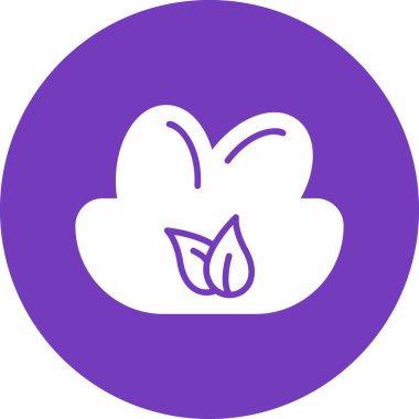 kuş yuvası simgesi, vektör illüstrasyonu