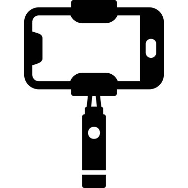 Selfie Çubuk vektör renk simgesi 