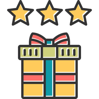 Modern simge, vektör illüstrasyonunu gözden geçir