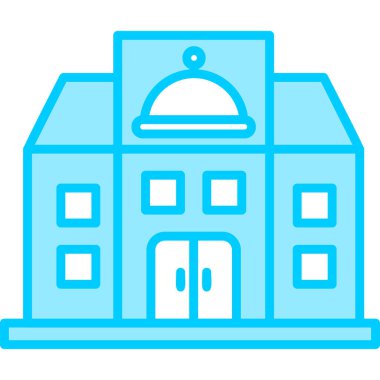 Restoran modern simgesi, vektör illüstrasyonu