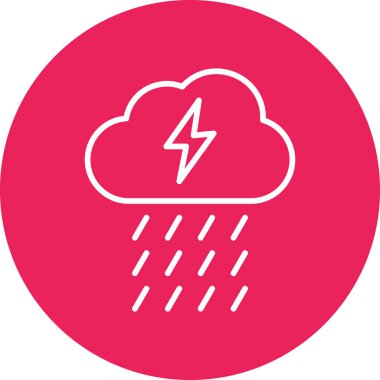 Rain modern vector icon illustration