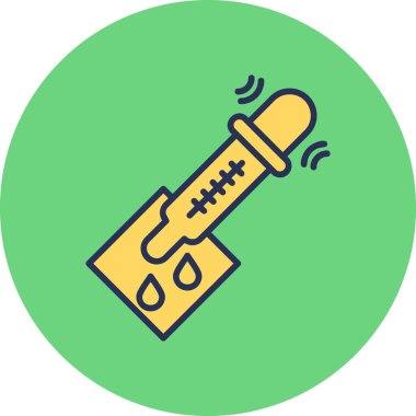 Deneme. Web simgesi basit tasarım