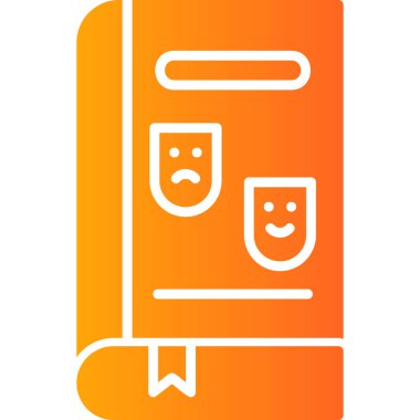 Çizgi roman ikonu, modern tasarım illüstrasyonu