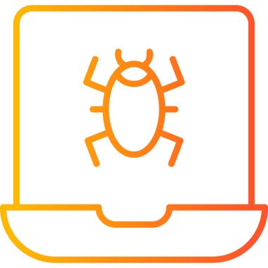 Bilgisayar. Web simgesi basit illüstrasyon