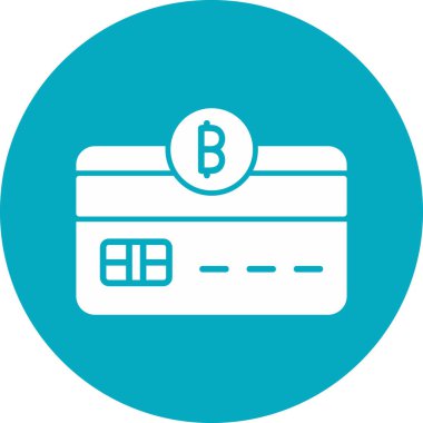 Bitcoin Bankacılık Kredi Kartı İllüstrasyonu 