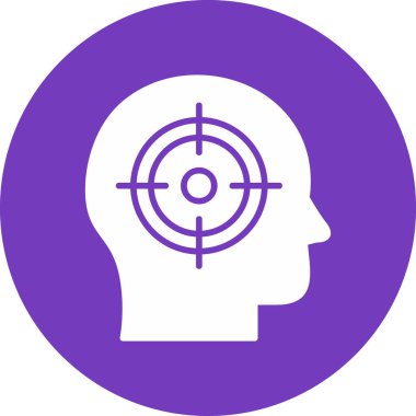 hedef simge vektör illüstrasyonu