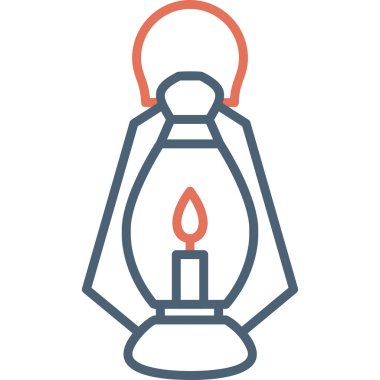 Fener modern simgesi, vektör illüstrasyonu