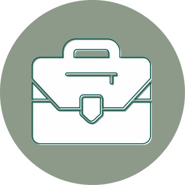 Çanta. Web simgesi basit tasarım 