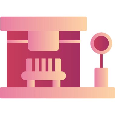 Otobüs Durağı modern simgesi, vektör illüstrasyonu