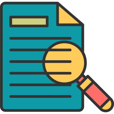 Filoloji modern ikon vektör illüstrasyonu