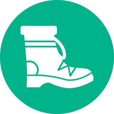 Boot. Web simgesi vektör illüstrasyonu