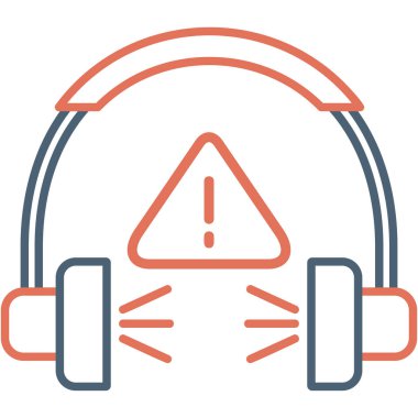 Yüksek gürültü modern simge, vektör illüstrasyonu 