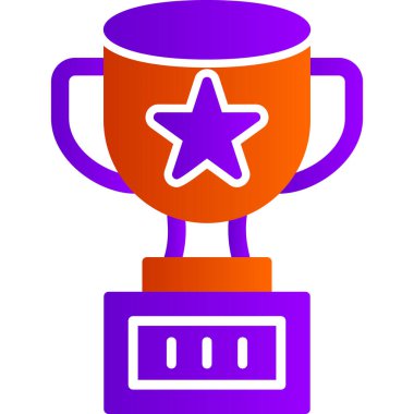 kupa simgesi vektör illüstrasyonu