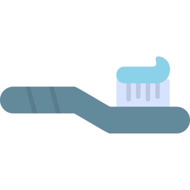 toothbrush icon. simple illustration for web