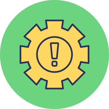 uyarı simgesi vektör illüstrasyonu