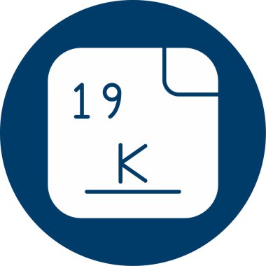 Potasyum, K (Neo-Latin kalyum) sembolü ve atom numarası 19 olan kimyasal elementtir. Potasyum, az bir güçle bıçaklanabilecek kadar yumuşak gümüş beyazı bir metaldir. Vektör simgesi