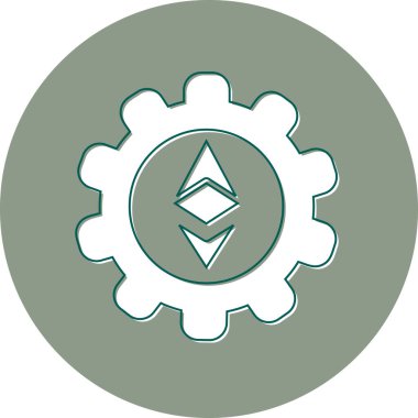 dişli döndürme simgesi. Ethereum Ayarlama dişlisi