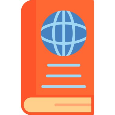World Book icon modern vector illustration