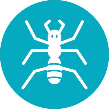 Karınca Ağı simgesi basit illüstrasyon