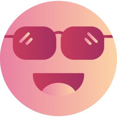 güneş gözlüğü ikonu vektör illüstrasyonu