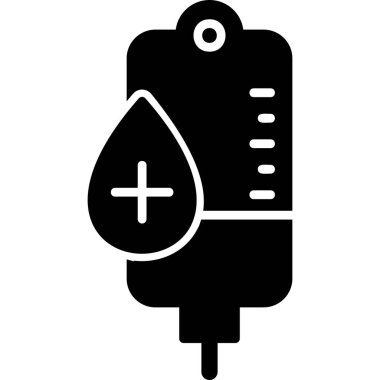 - Kan. Web simgesi basit illüstrasyon