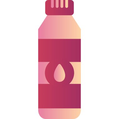 water bottle, web icon simple illustration