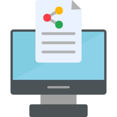 Modern simge vektör illüstrasyonu paylaşılıyor