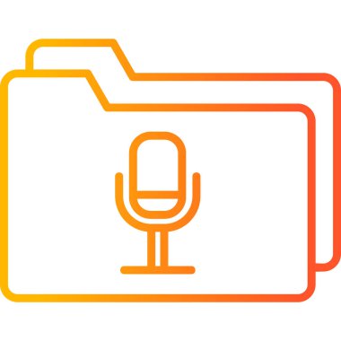 Dosya. Web simgesi basit illüstrasyon 