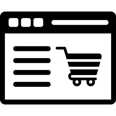 vector illustration of abstract website