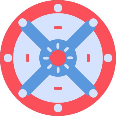 kalkan ikon vektör illüstrasyonu