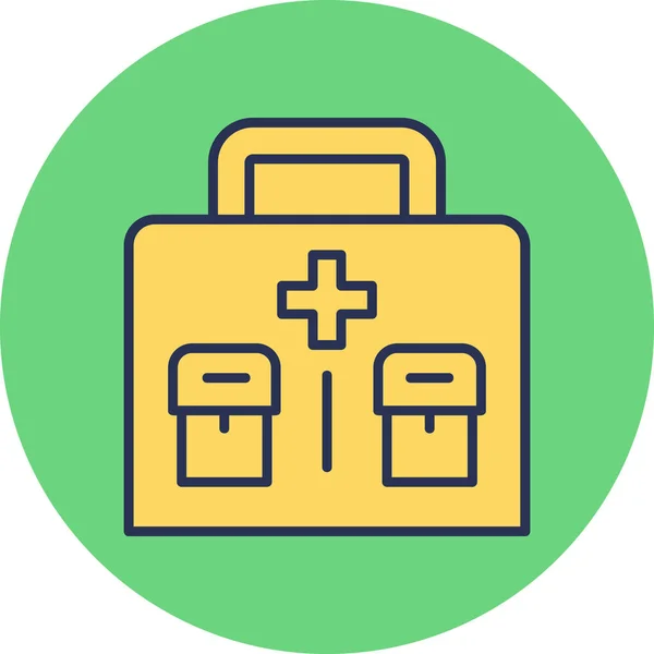 First Aid Kit Vector Icon — Stock Vector