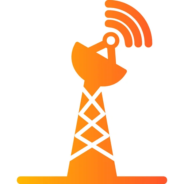 Antenne Pictogram Vector Illustratie — Stockvector