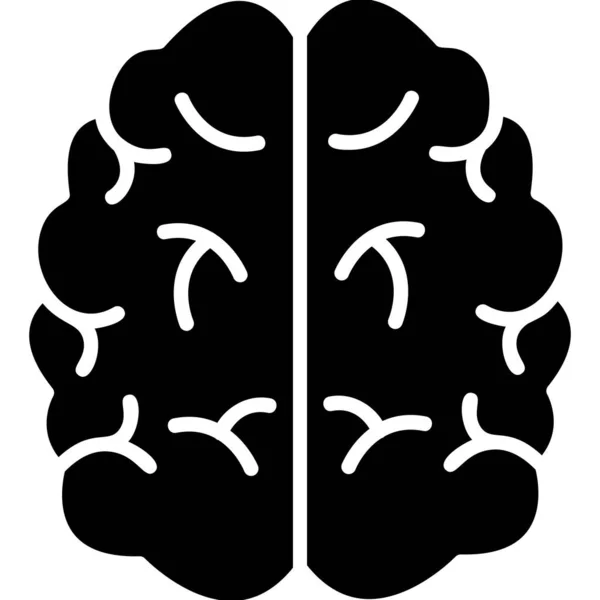 Brain Modern Vector Icon Illustration — ストックベクタ
