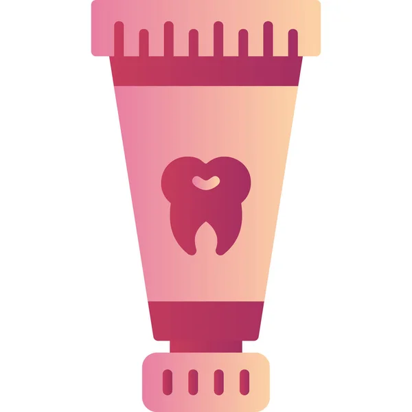 Graphic Cartoon Art Illustration Toothpaste Tube — Stock vektor