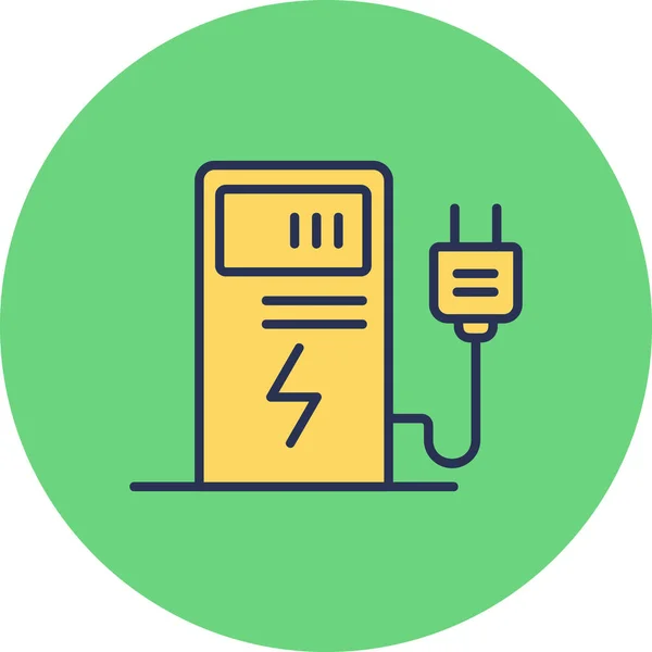 Energy Electric Charge Supply Charger Illustration — Stock Vector