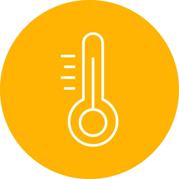 Thermometer Pictogram Vector Illustratie — Stockvector