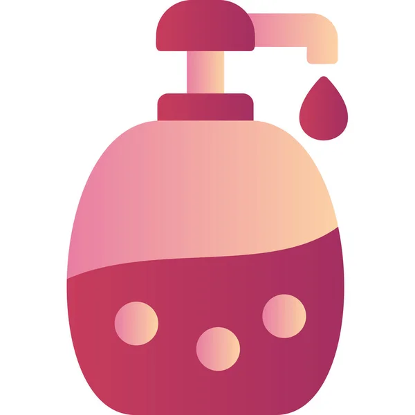 Icono Gota Agua Ilustración Simple Jabón Botella Vector Iconos Para — Vector de stock