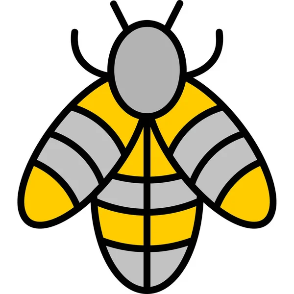 Пчелы Иконка Сайта — стоковый вектор