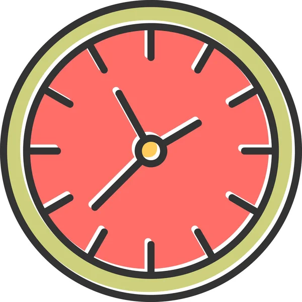 流行の時計のアイコン — ストックベクタ