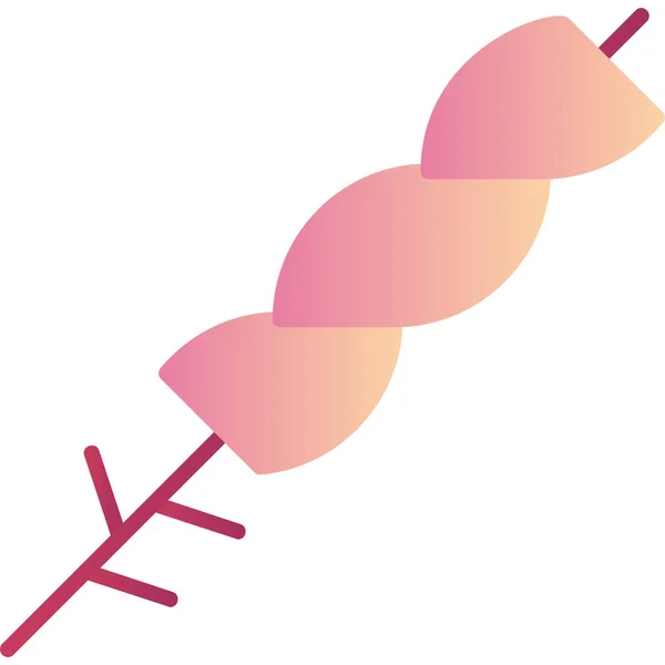 Marshmallows Web Icon Vector Illustration — Stock Vector