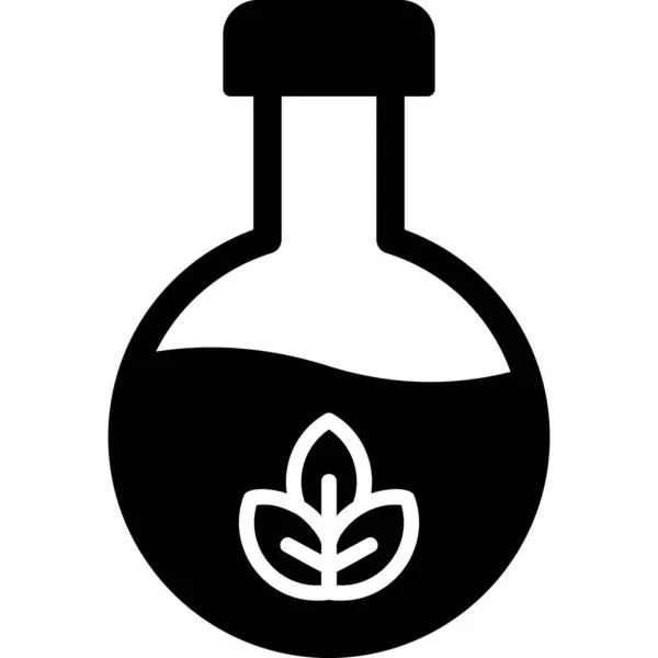 Química Icono Web Ilustración Simple — Archivo Imágenes Vectoriales