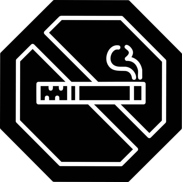 Smoking Modern Vector Icon Illustration — Vetor de Stock