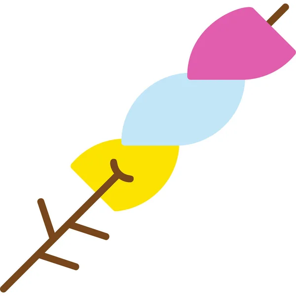 Marshmallows Web Icon Vektor Illustration — Stockvektor