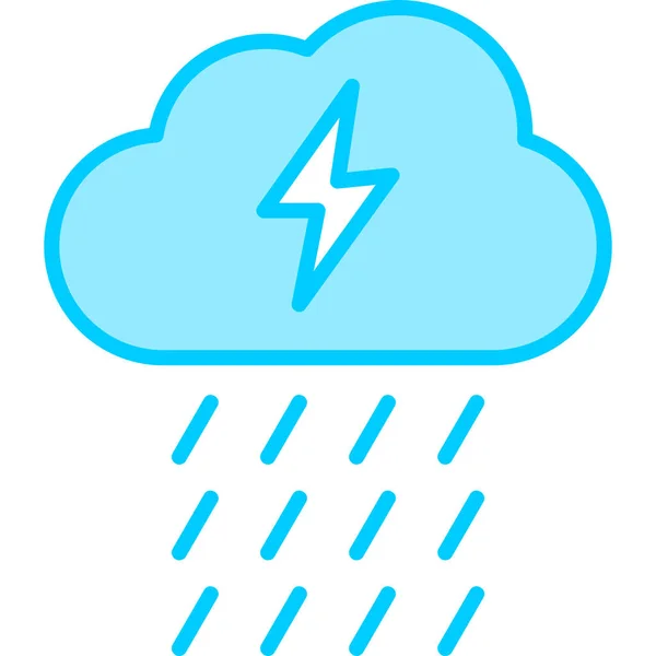 Rain Modern Vector Icon Illustration — Wektor stockowy