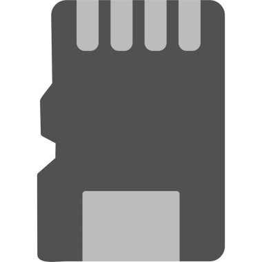 Modern Sd Kart simgesinin basit bir gösterimi