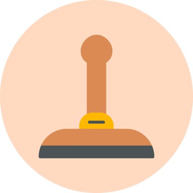 Lastik damga modern simge, vektör illüstrasyonu