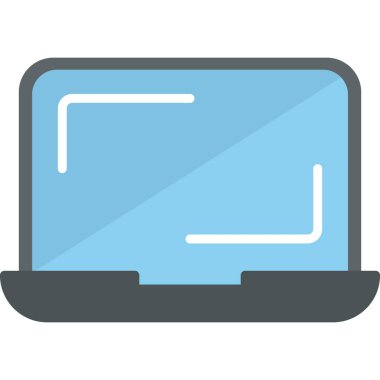 Bilgisayar. Web simgesi basit illüstrasyon